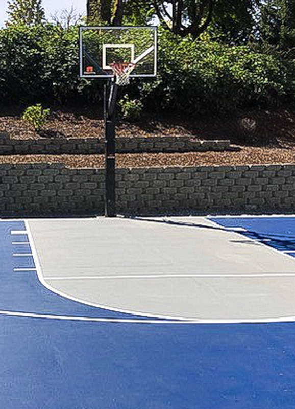Custom Sports Court Construction & Synthetic Turf Installation in Gig Harbor